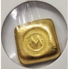 AUSTRALIA . ONE 1 OUNCE OZ . GOLD BAR . MELBOURNE MINT